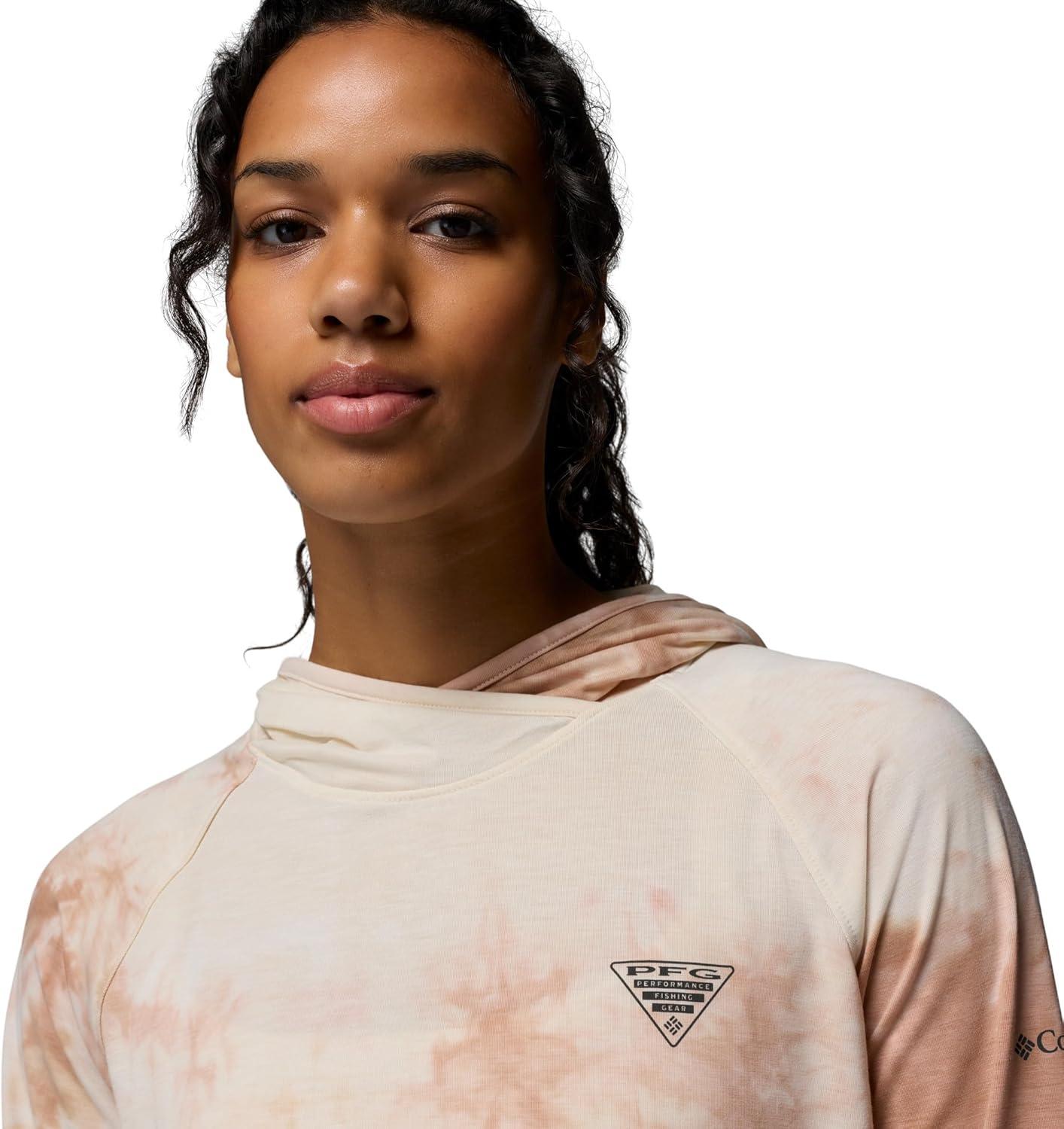 imageColumbia Womens Pfg Uncharted II Cloud HoodieDark StoneCloud Dye