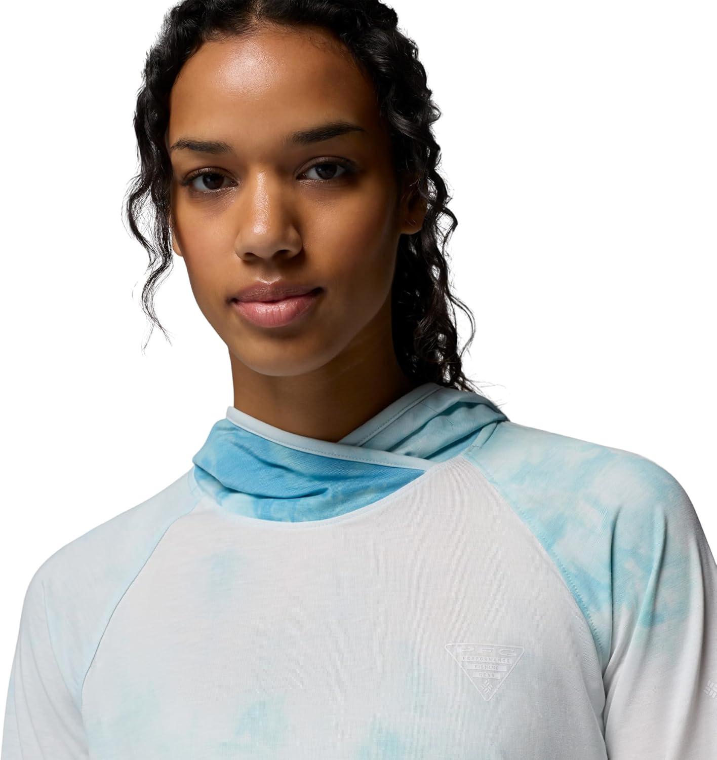 imageColumbia Womens Pfg Uncharted II Cloud HoodieMarine LightCloud Dye
