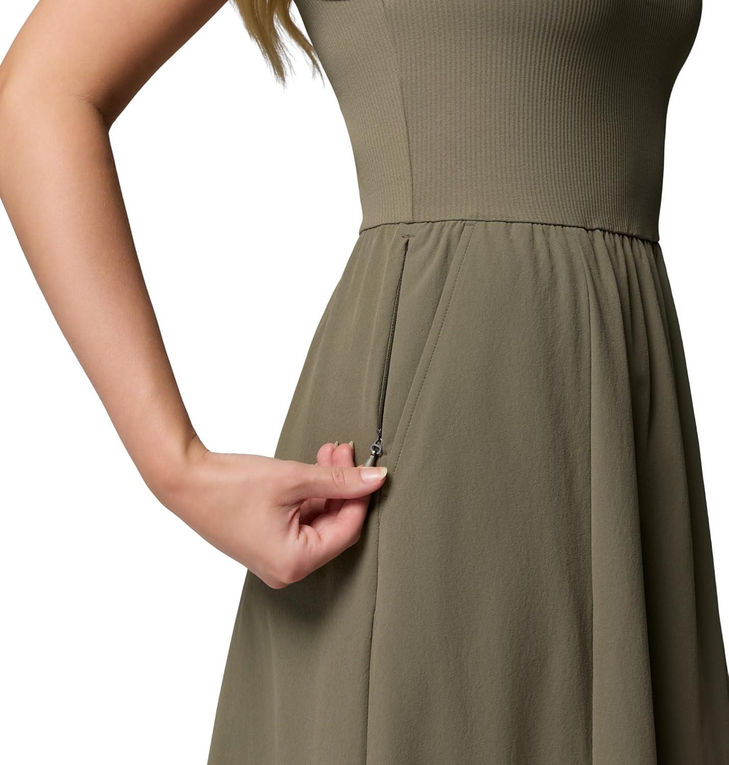 imageColumbia Womens Pinetown Canyon Rib DressStone Green