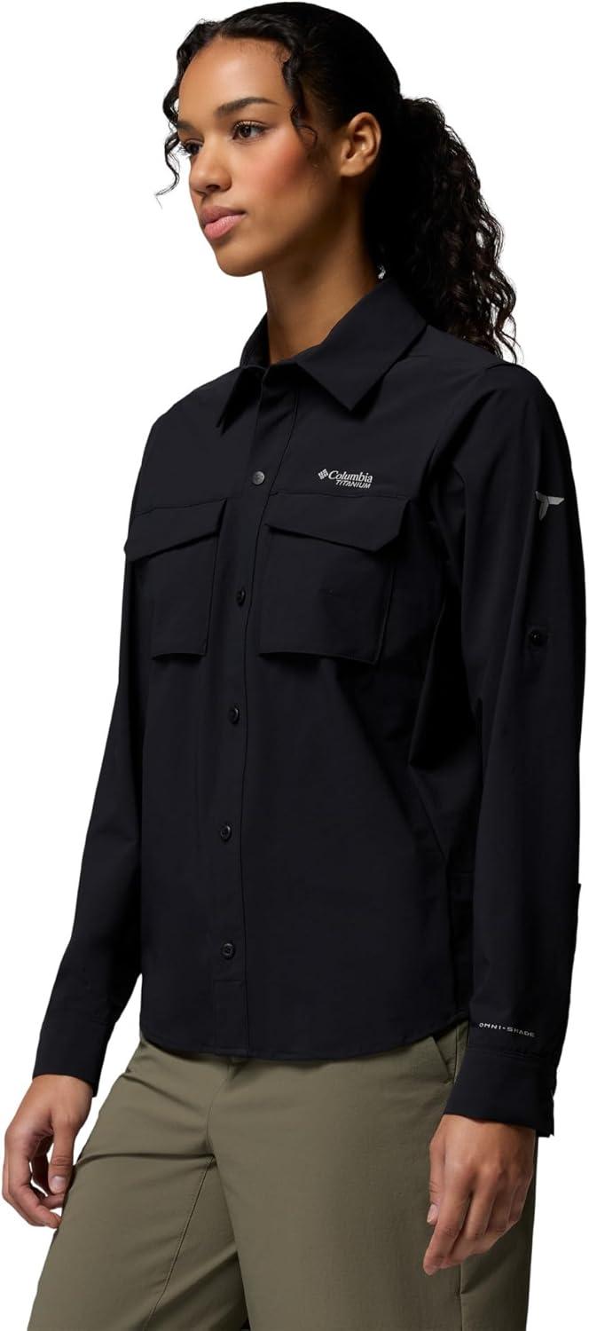 imageColumbia Womens Silver Ridge Elite Woven Long SleeveBlack