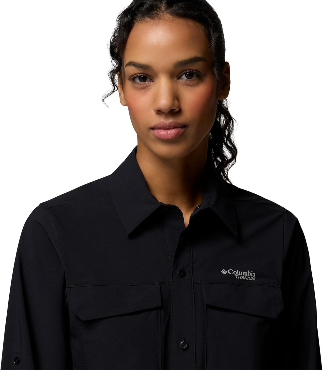 imageColumbia Womens Silver Ridge Elite Woven Long SleeveBlack