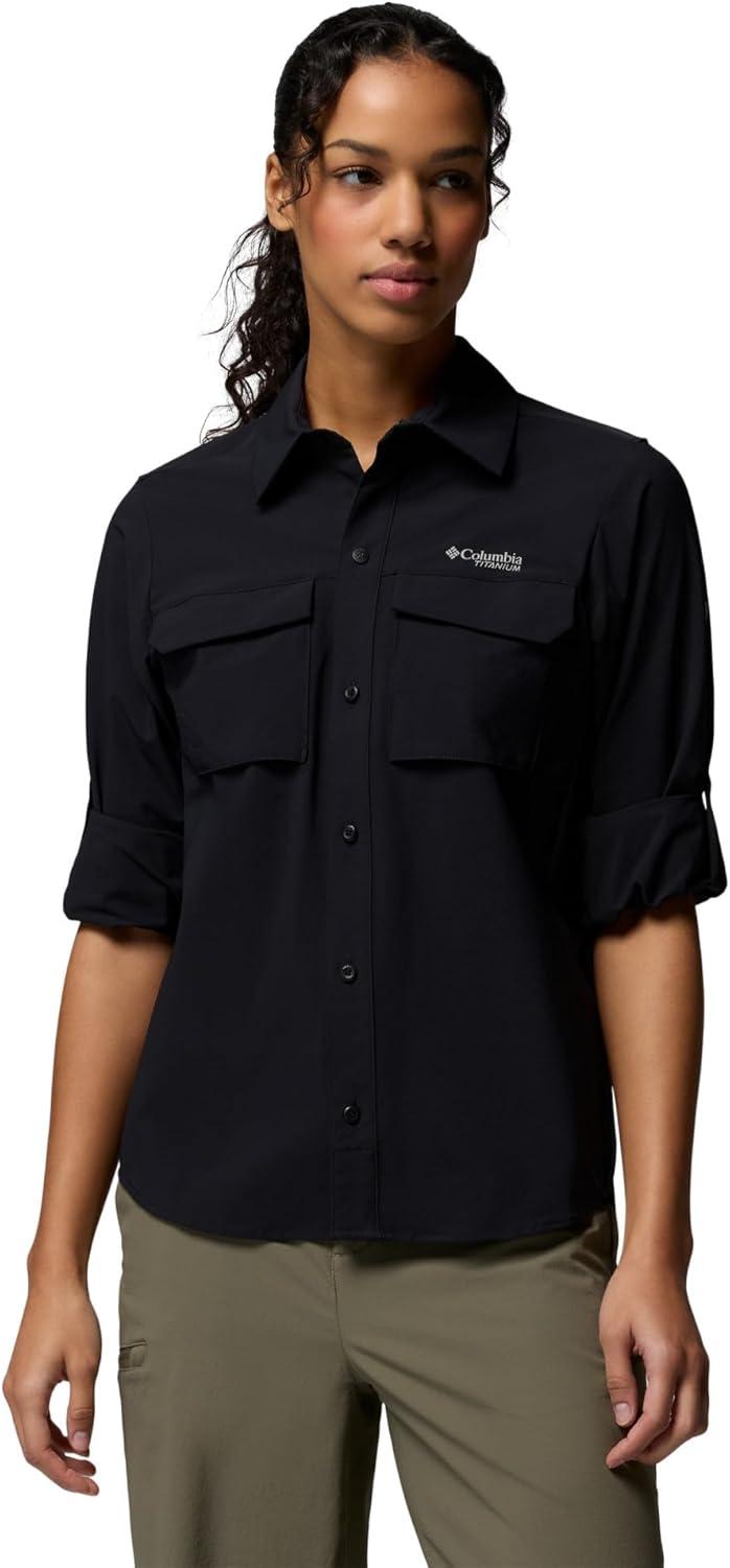 imageColumbia Womens Silver Ridge Elite Woven Long SleeveBlack
