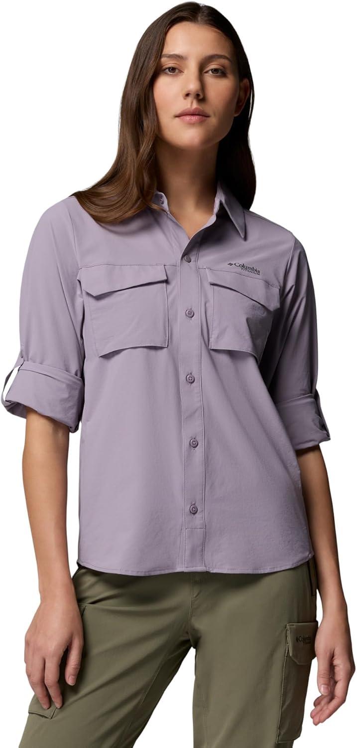imageColumbia Womens Silver Ridge Elite Woven Long SleeveShale Purple