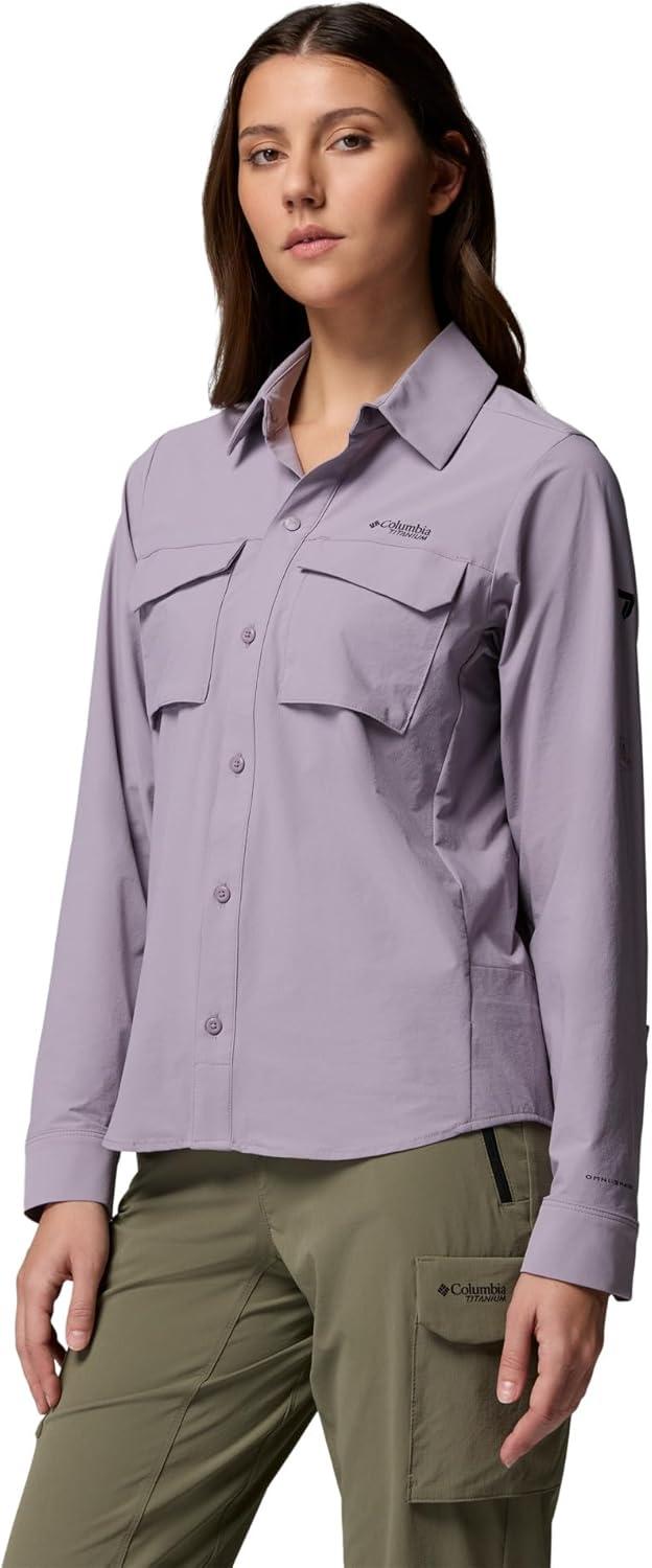 imageColumbia Womens Silver Ridge Elite Woven Long SleeveShale Purple