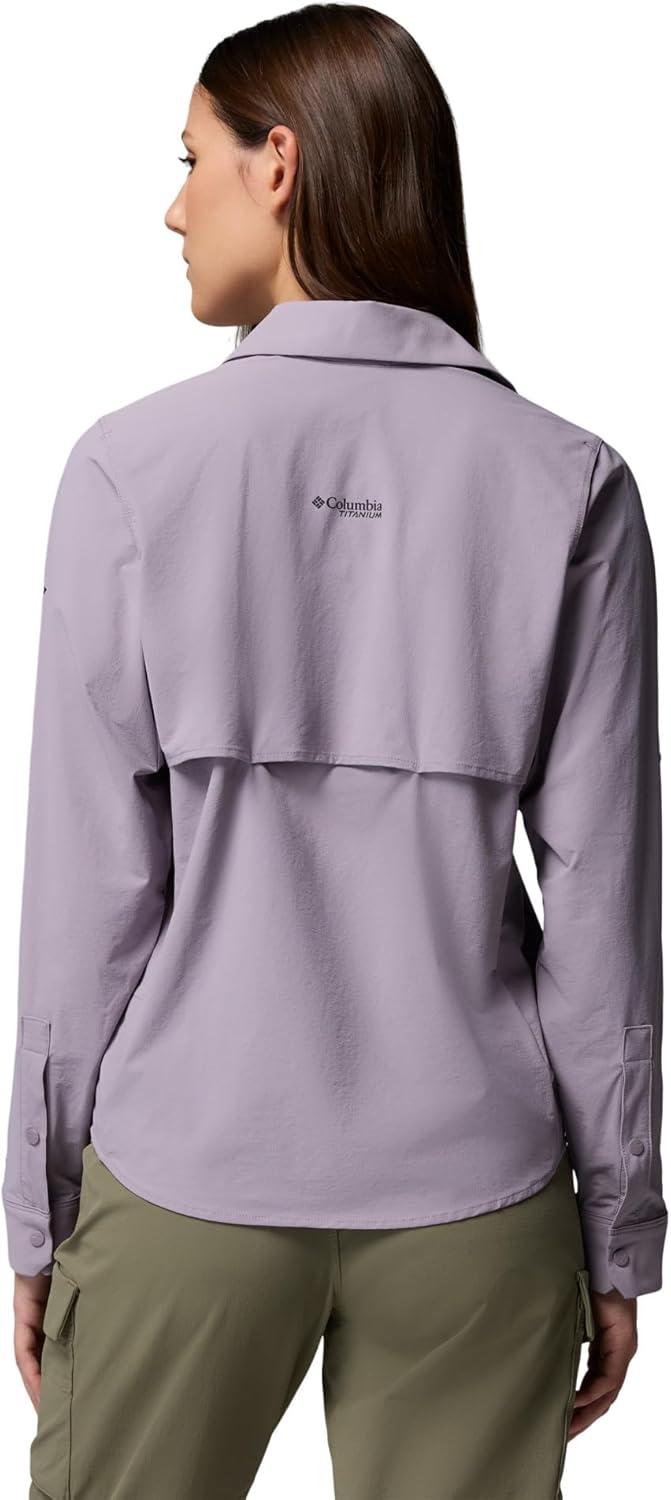 imageColumbia Womens Silver Ridge Elite Woven Long SleeveShale Purple