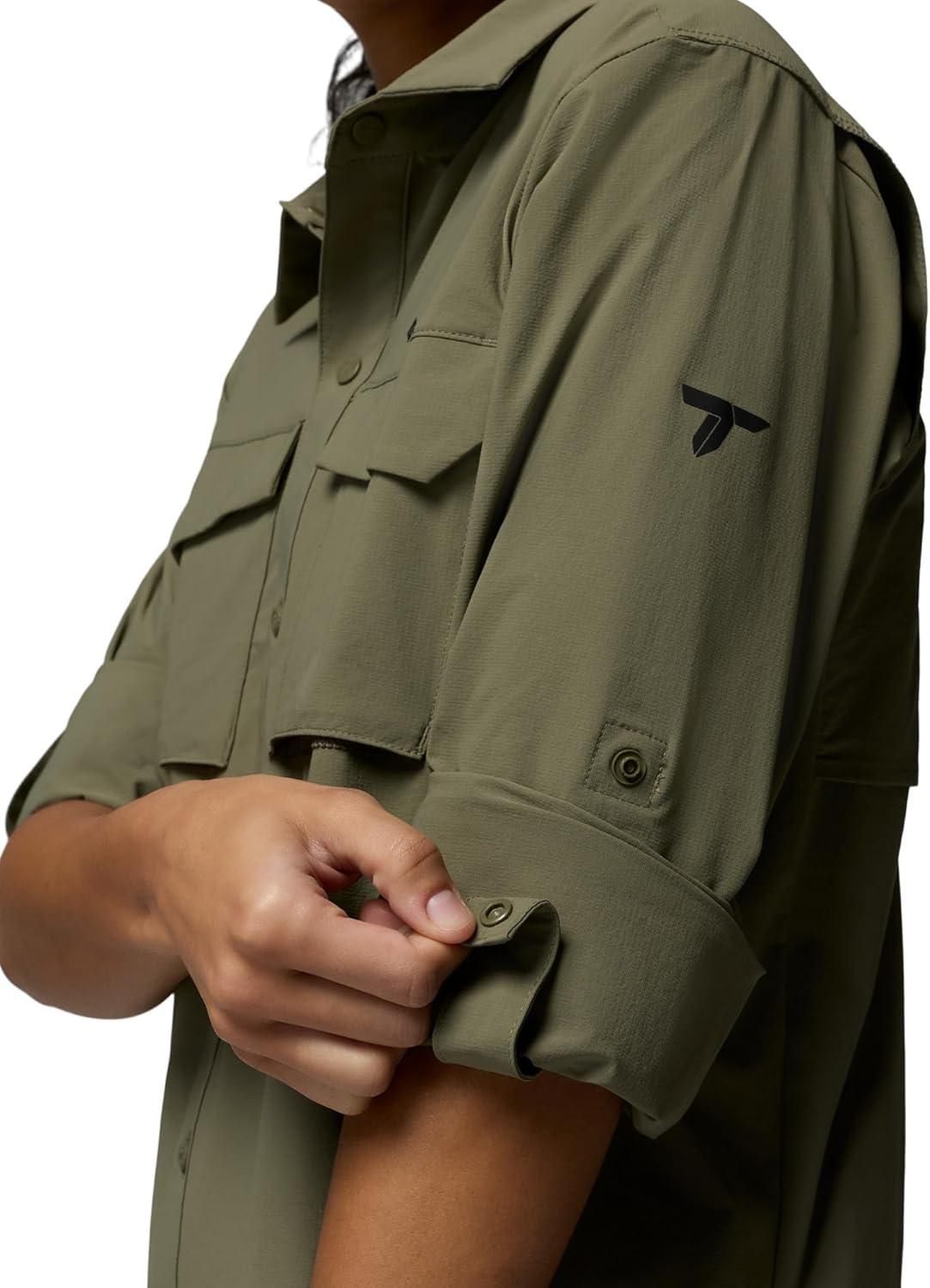 imageColumbia Womens Silver Ridge Elite Woven Long SleeveStone Green