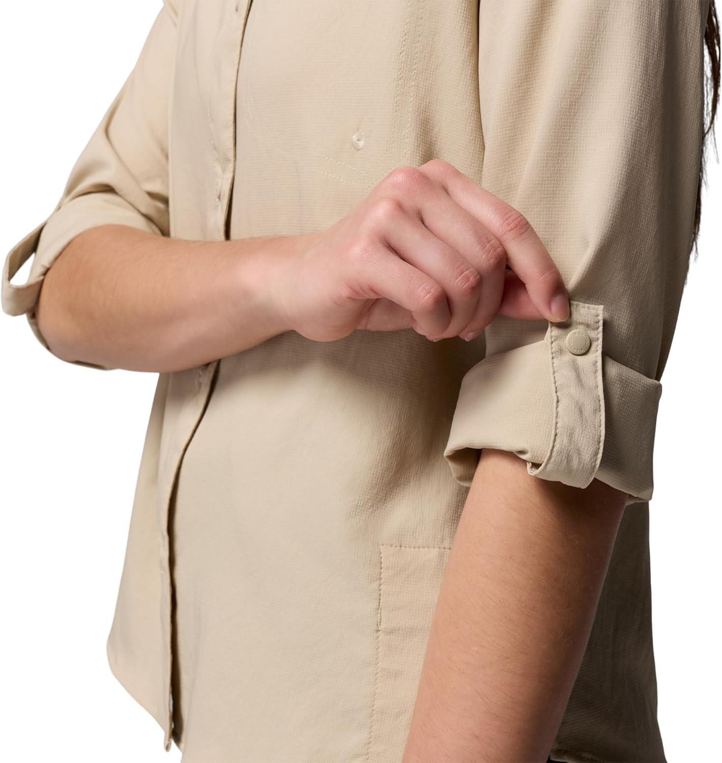 imageColumbia Womens Silver Ridge Utility II Long Sleeve ShirtAncient Fossil