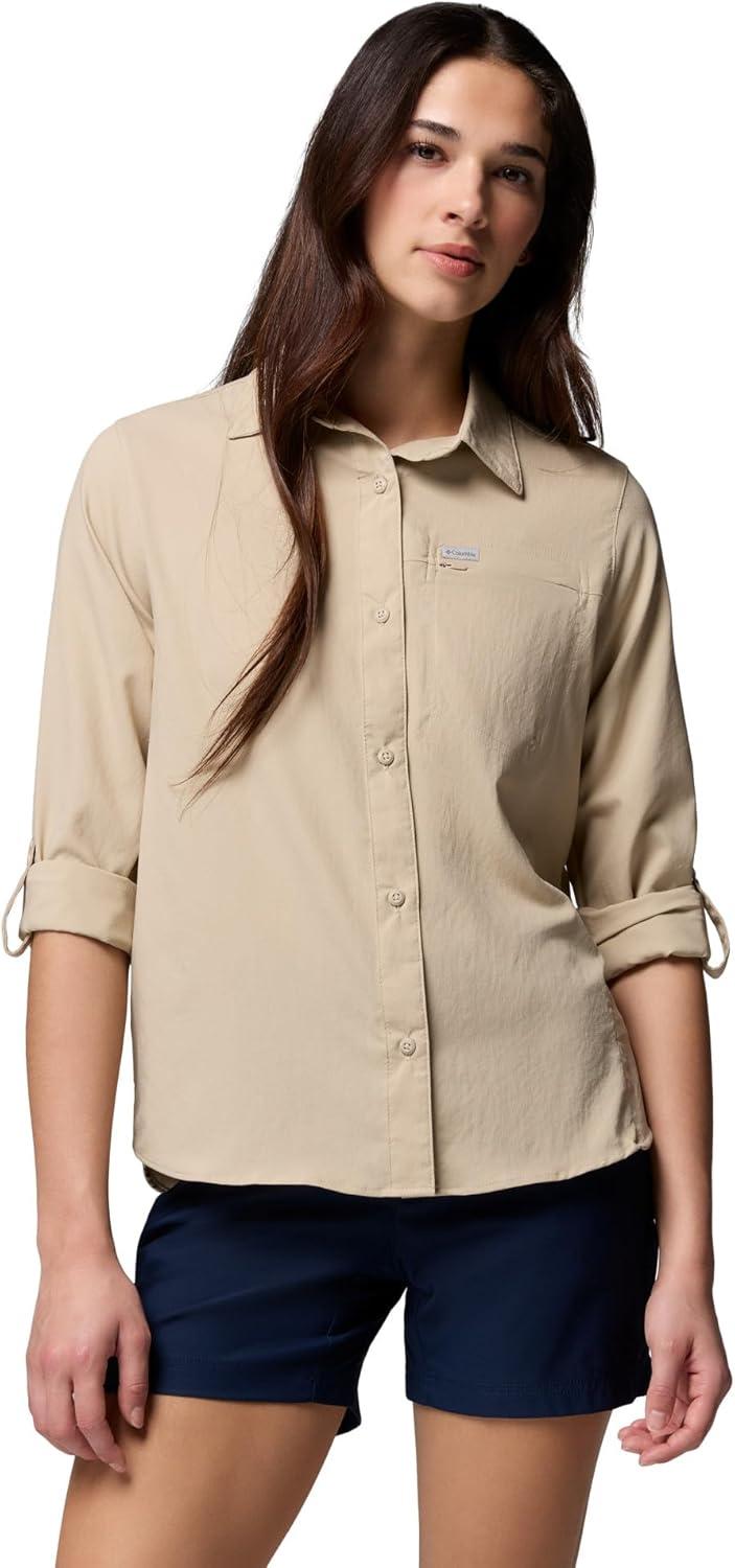 imageColumbia Womens Silver Ridge Utility II Long Sleeve ShirtAncient Fossil