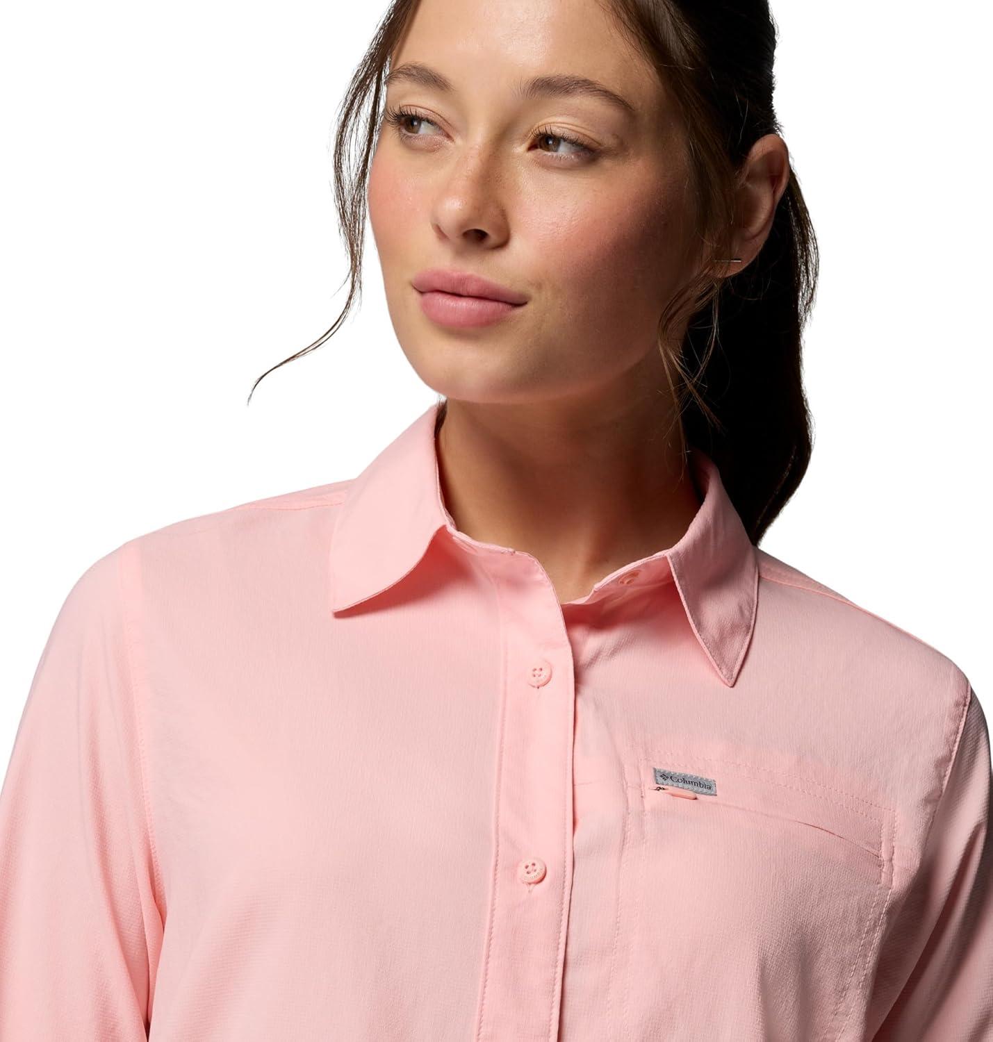 imageColumbia Womens Silver Ridge Utility II Long Sleeve ShirtPink Sand