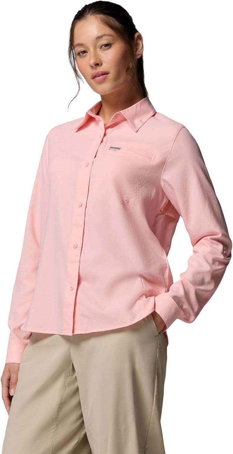 imageColumbia Womens Silver Ridge Utility II Long Sleeve ShirtPink Sand