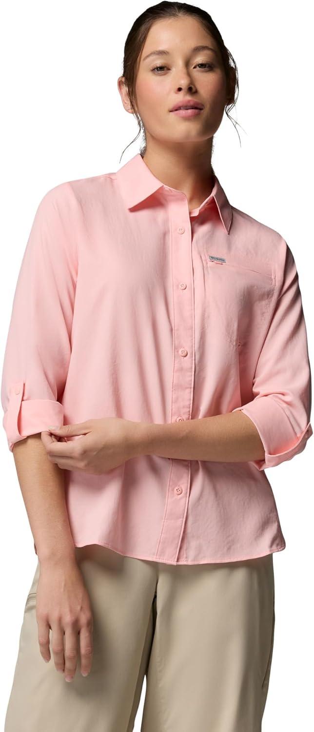 imageColumbia Womens Silver Ridge Utility II Long Sleeve ShirtPink Sand