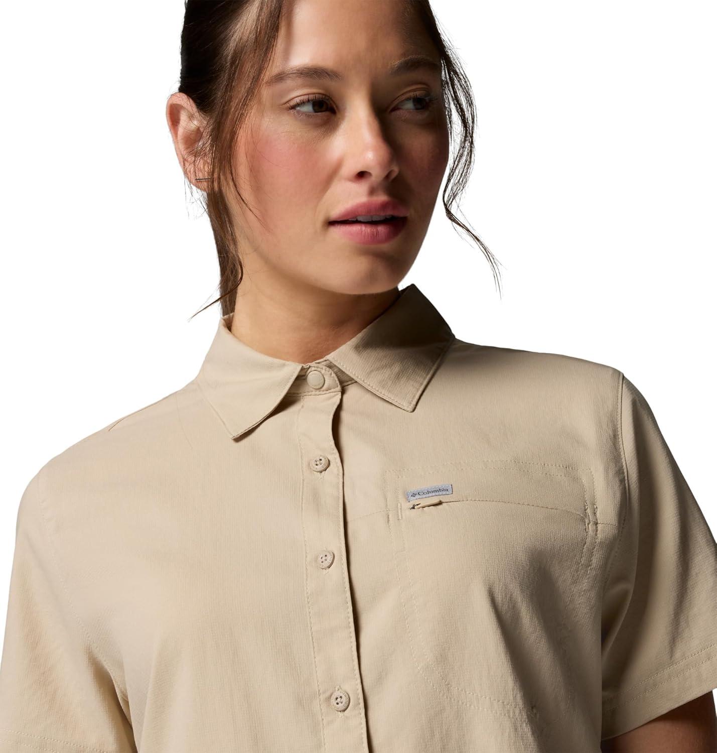 imageColumbia Womens Silver Ridge Utility II Short Sleeve ShirtAncient Fossil