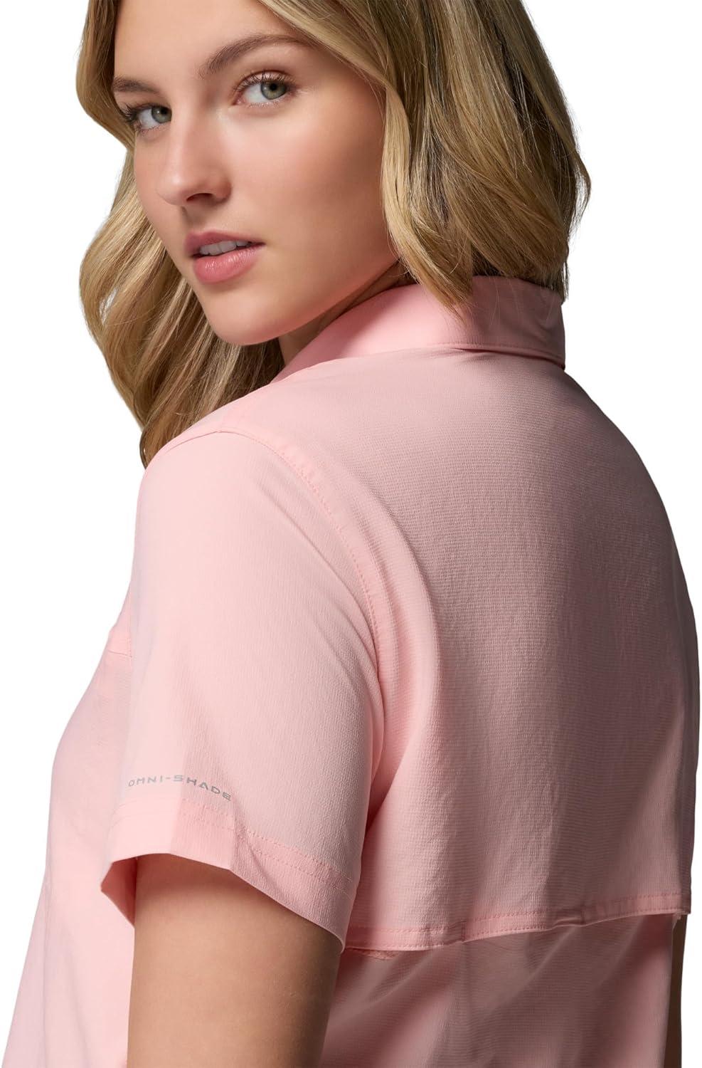 imageColumbia Womens Silver Ridge Utility II Short Sleeve ShirtPink Sand