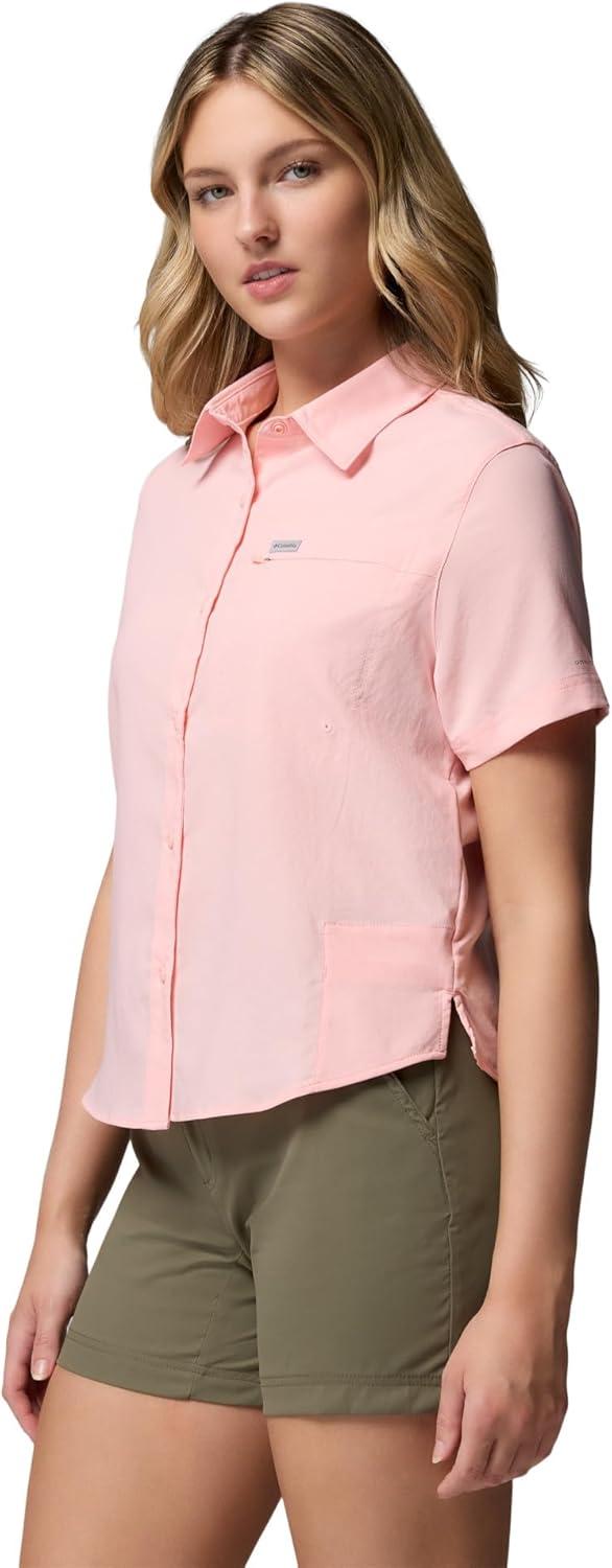 imageColumbia Womens Silver Ridge Utility II Short Sleeve ShirtPink Sand