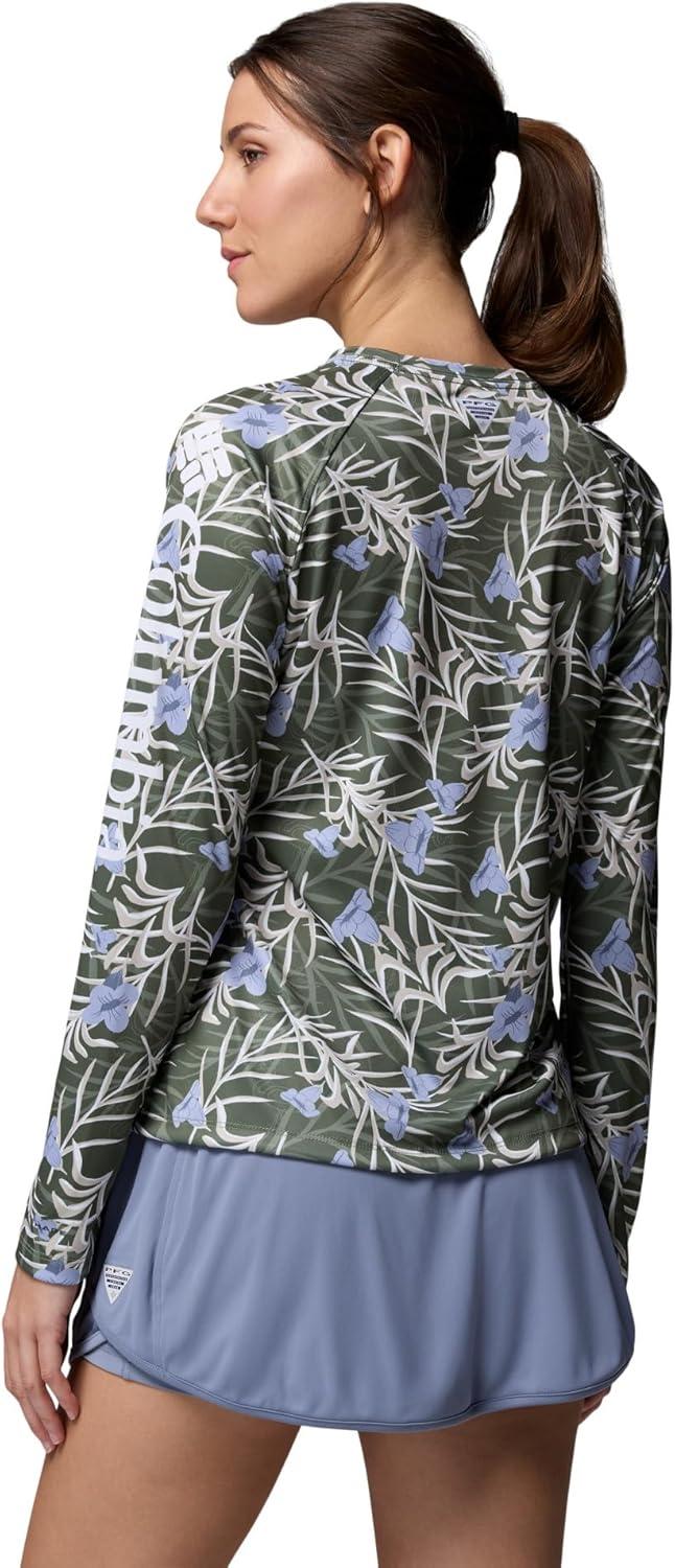 imageColumbia Womens Super Tidal Tee Long SleeveCypressSunflora