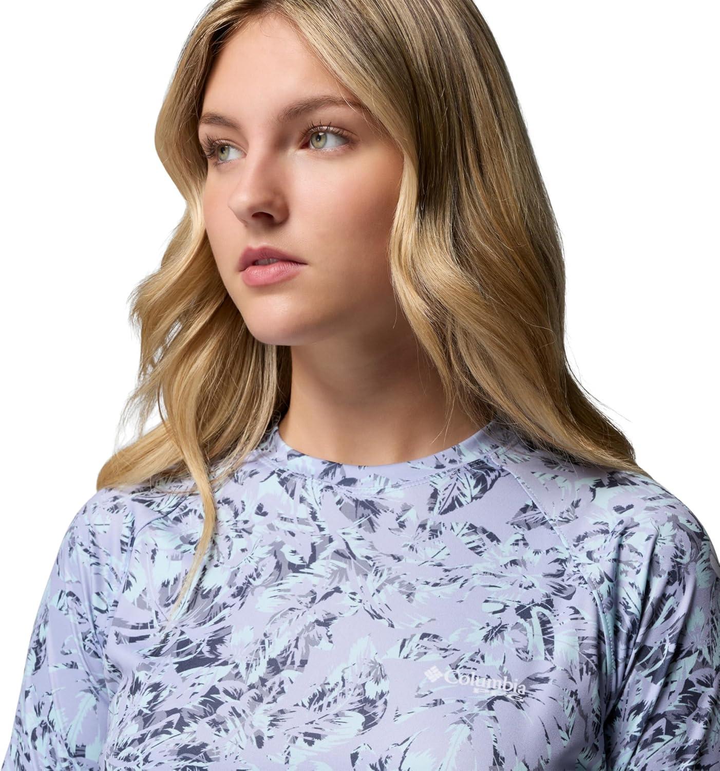 imageColumbia Womens Super Tidal Tee Long SleeveTwilightVacay Blooms