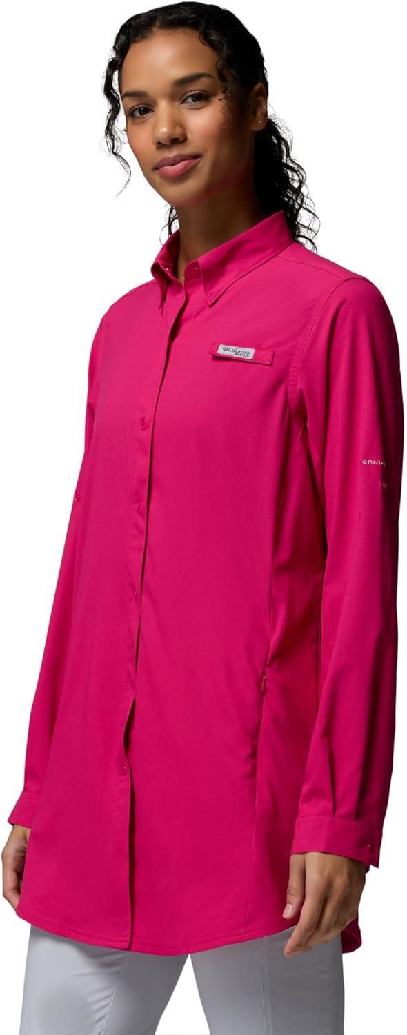 imageColumbia Womens Tamiami Long Sleeve TunicGuava Pink