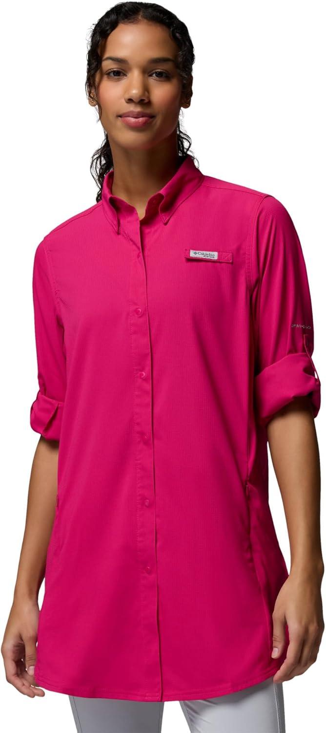 imageColumbia Womens Tamiami Long Sleeve TunicGuava Pink
