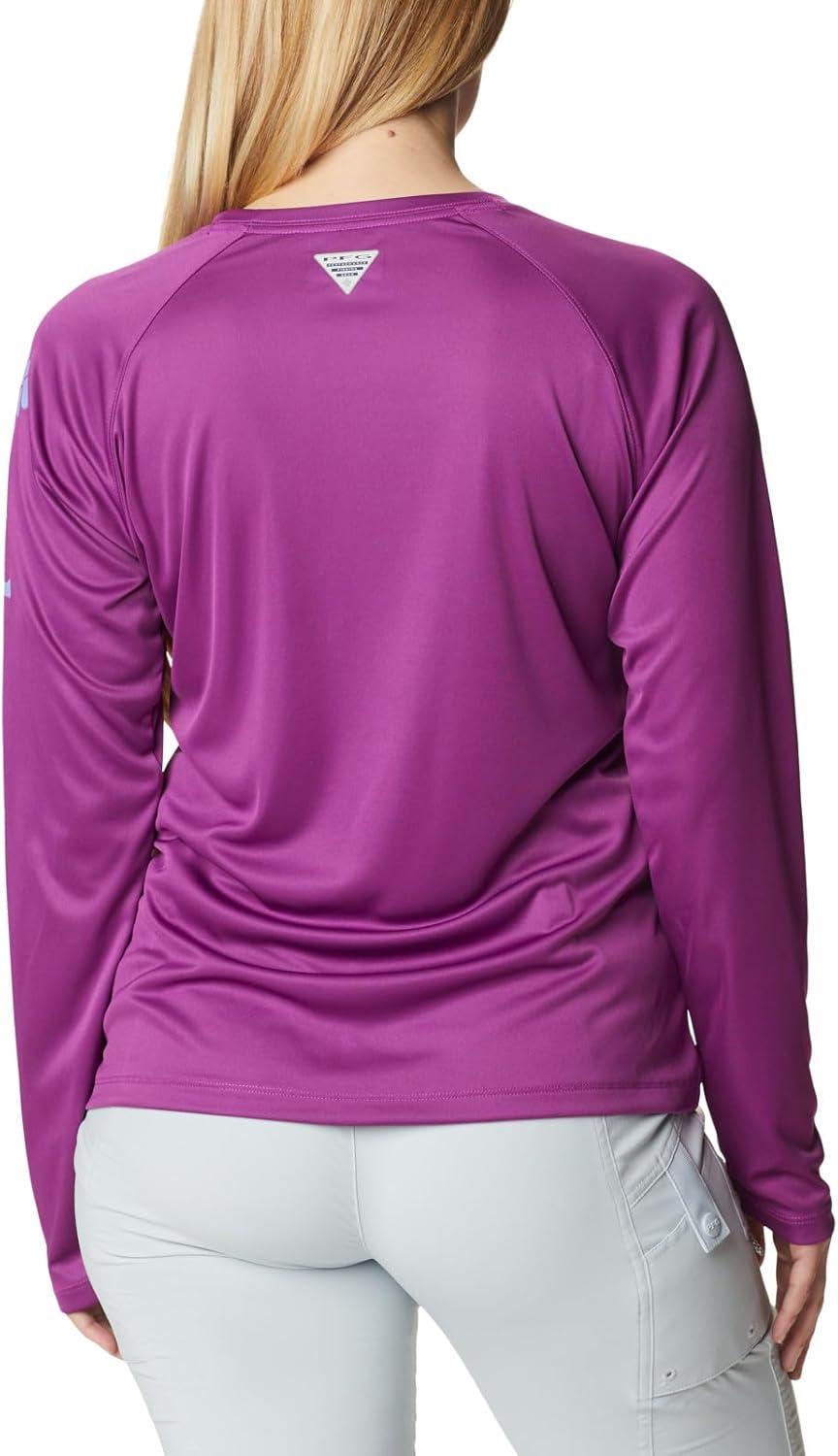 imageColumbia Womens Tidal Tee II Long Sleeve HoodieBerry JamFairytale Logo