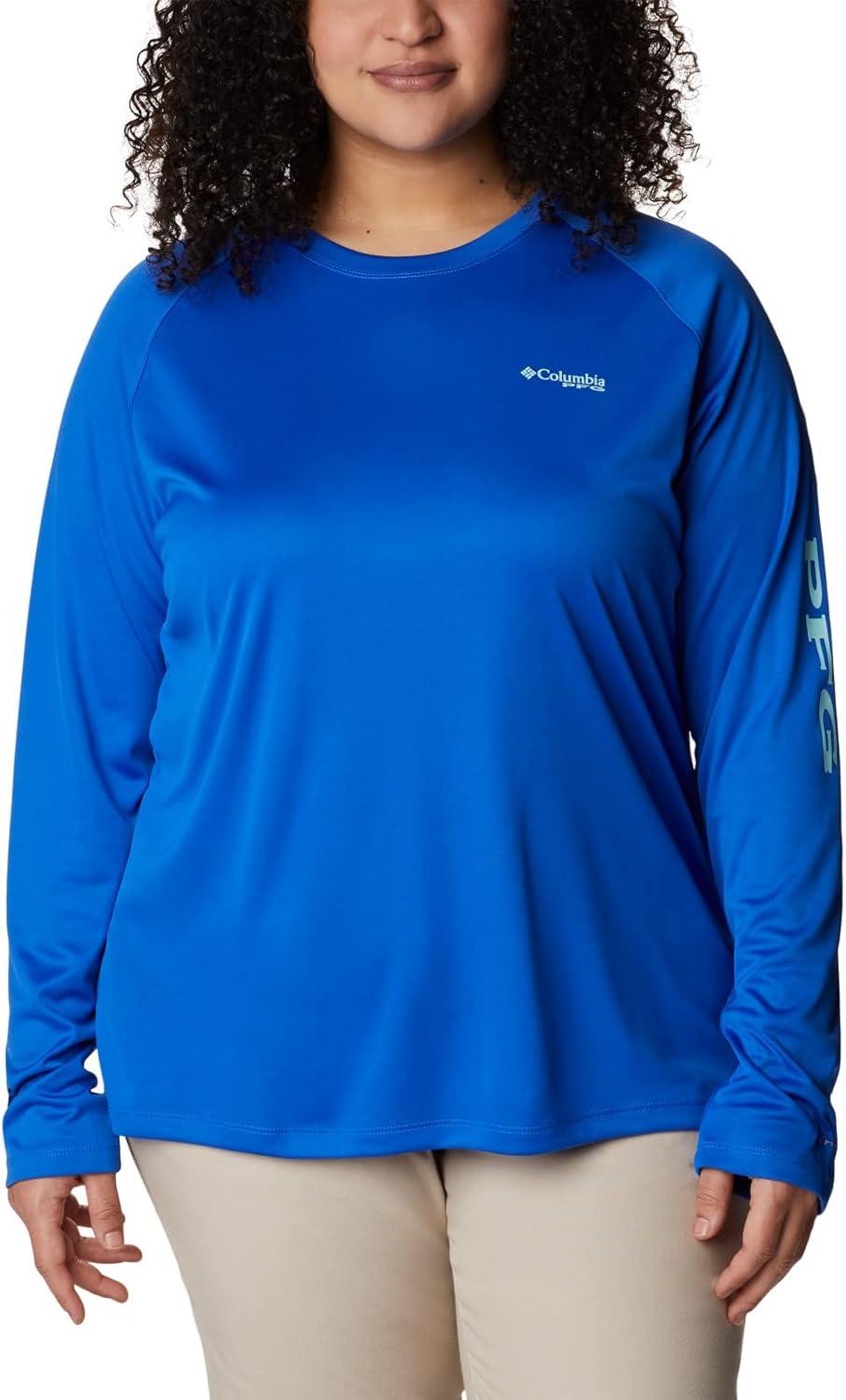 imageColumbia Womens Tidal Tee II Long Sleeve HoodieBlue MacawGulf Stream Logo