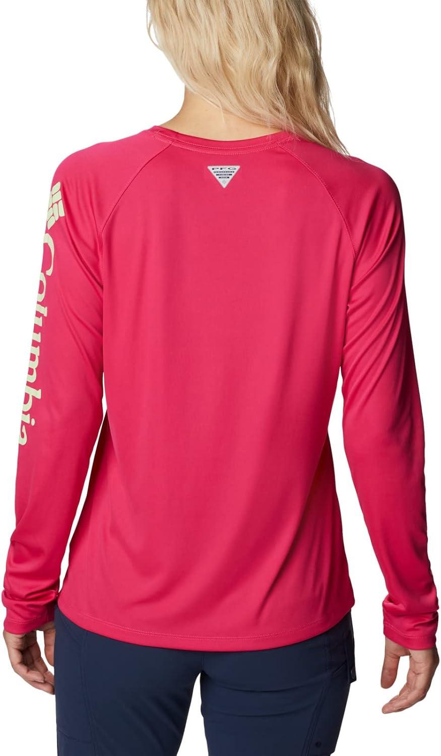 imageColumbia Womens Tidal Tee II Long Sleeve HoodieCactus Pink Key West Logo