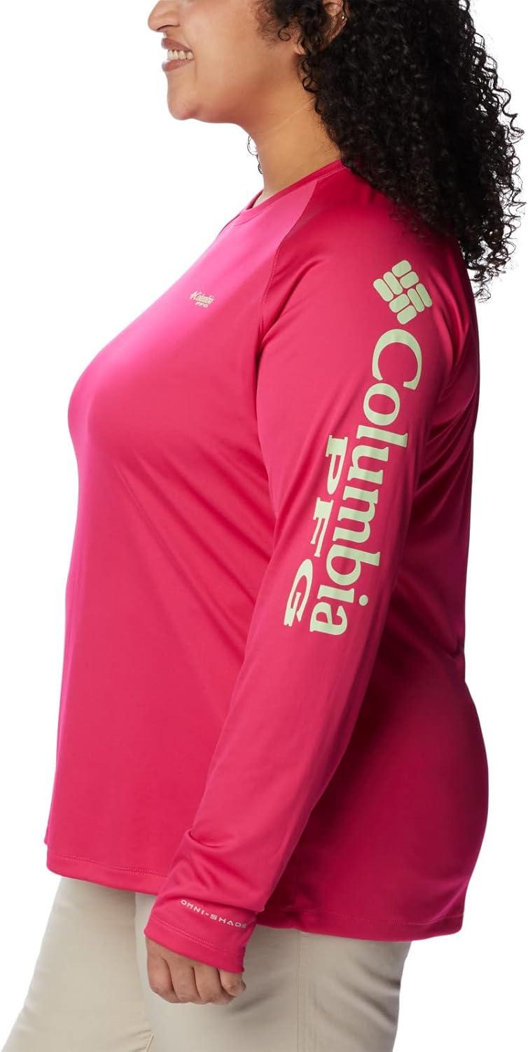 imageColumbia Womens Tidal Tee II Long Sleeve HoodieCactus Pink Key West Logo