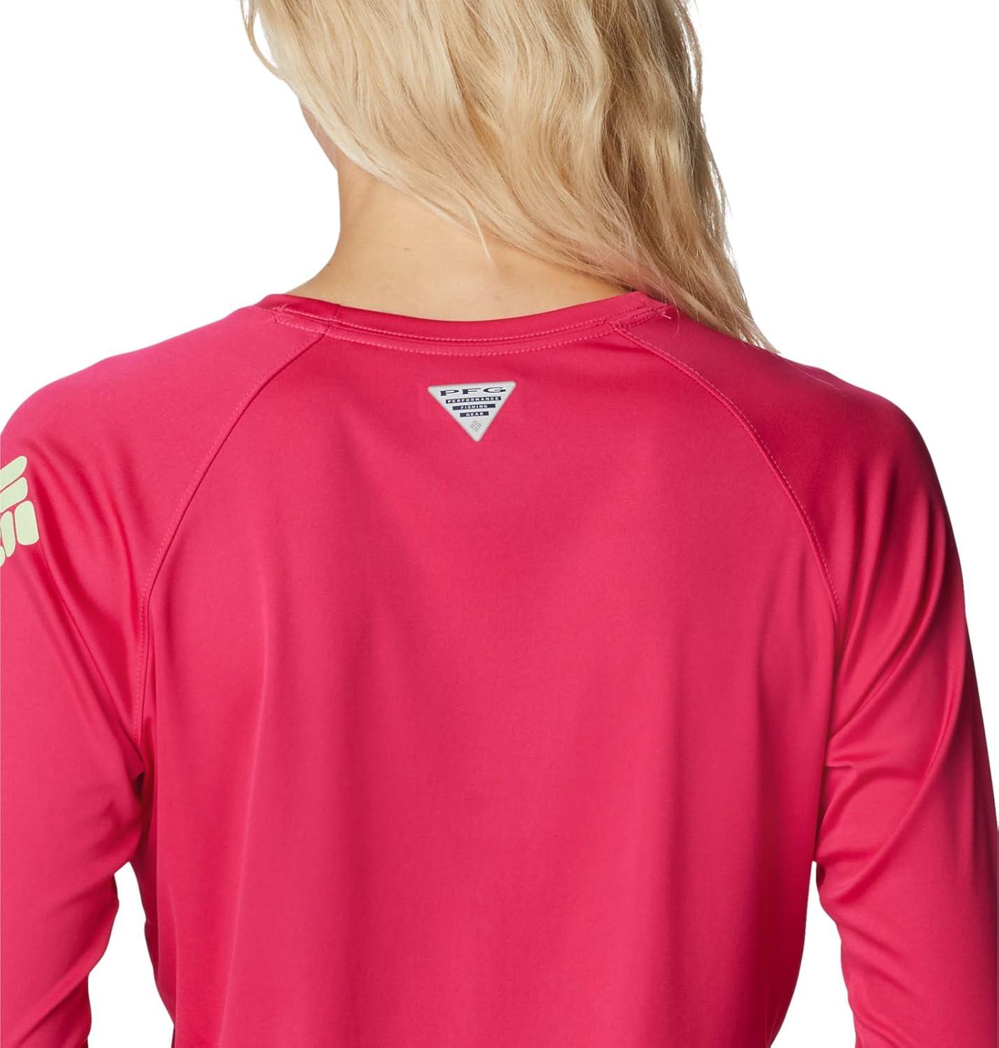imageColumbia Womens Tidal Tee II Long Sleeve HoodieCactus Pink Key West Logo