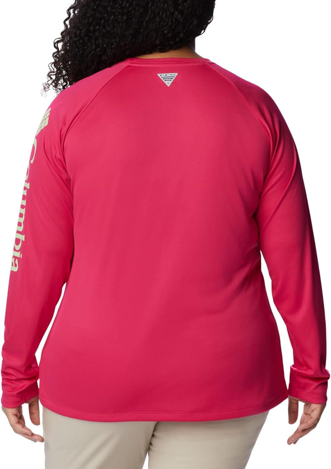 imageColumbia Womens Tidal Tee II Long Sleeve HoodieCactus Pink Key West Logo