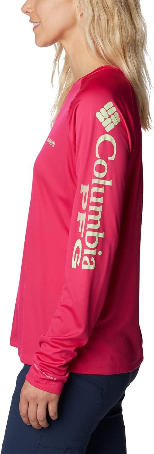 imageColumbia Womens Tidal Tee II Long Sleeve HoodieCactus Pink Key West Logo