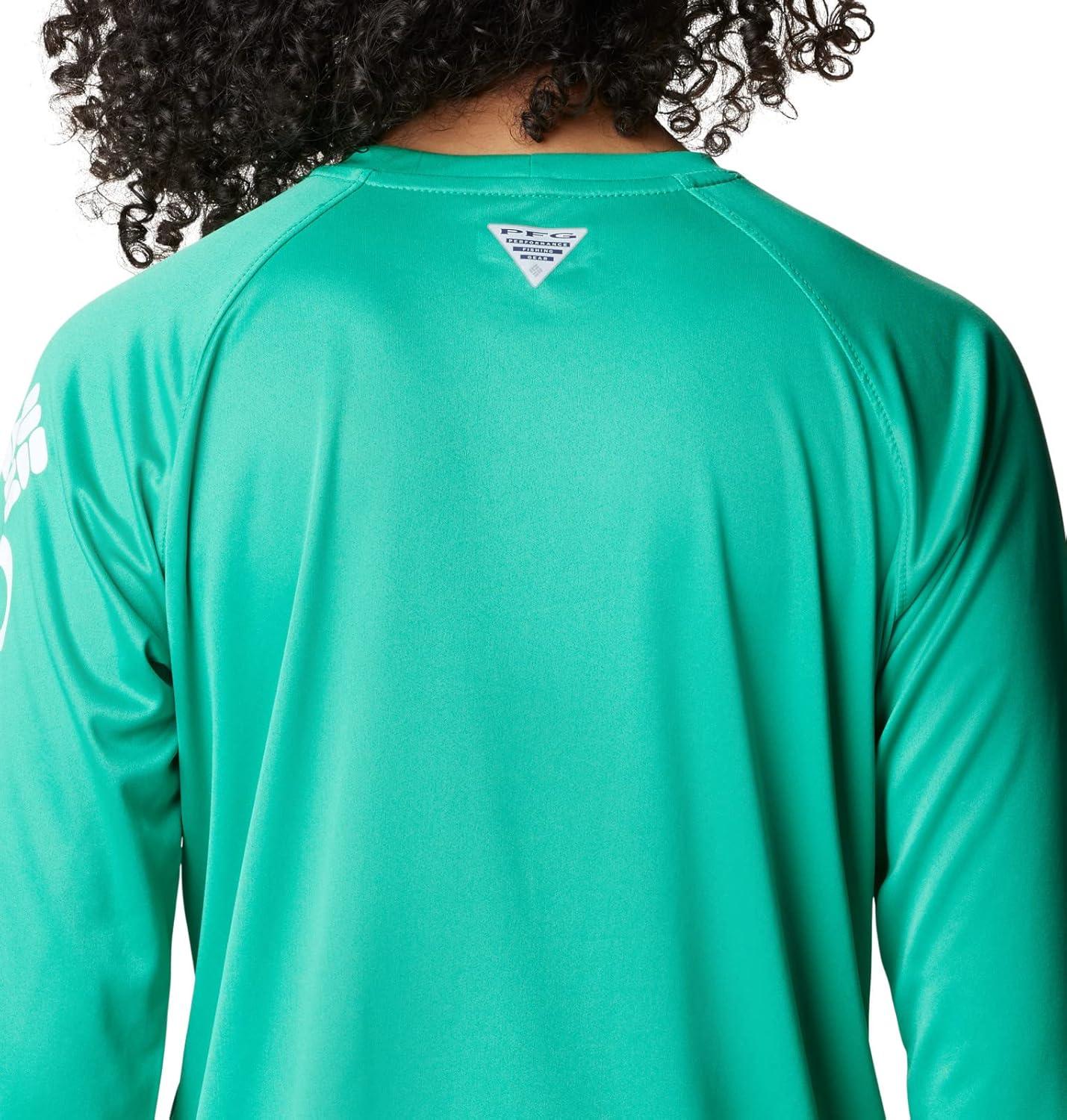 imageColumbia Womens Tidal Tee II Long Sleeve HoodieCircuit HeatherWhite Logo