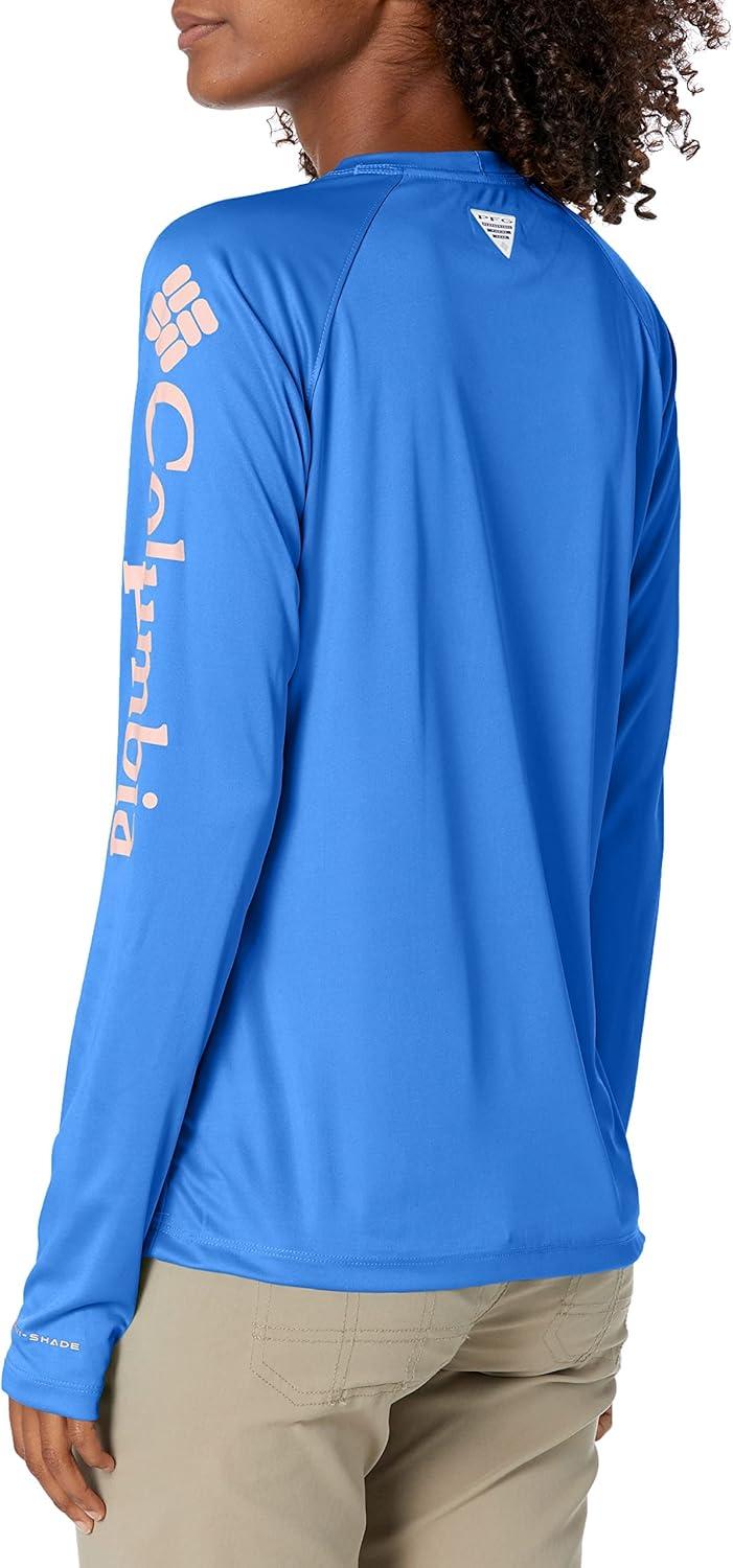 imageColumbia Womens Tidal Tee II Long Sleeve HoodieHarbor BlueKing Crab Logo