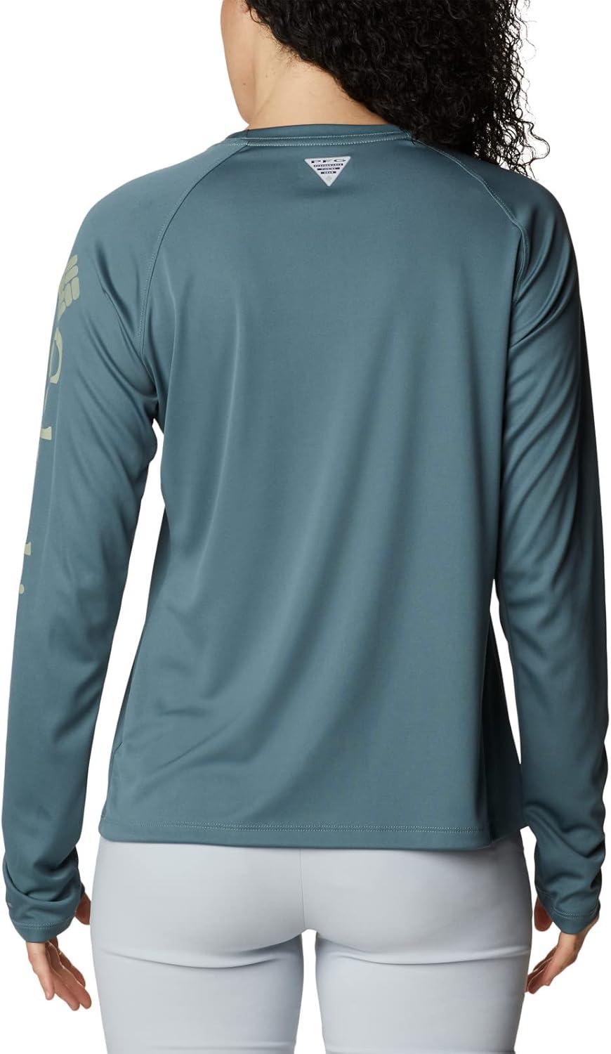 imageColumbia Womens Tidal Tee II Long Sleeve HoodieMetalSafari Logo