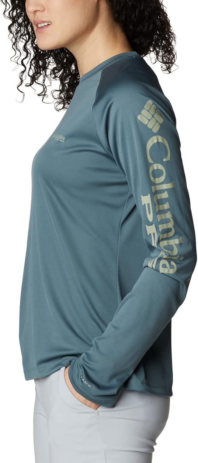 imageColumbia Womens Tidal Tee II Long Sleeve HoodieMetalSafari Logo