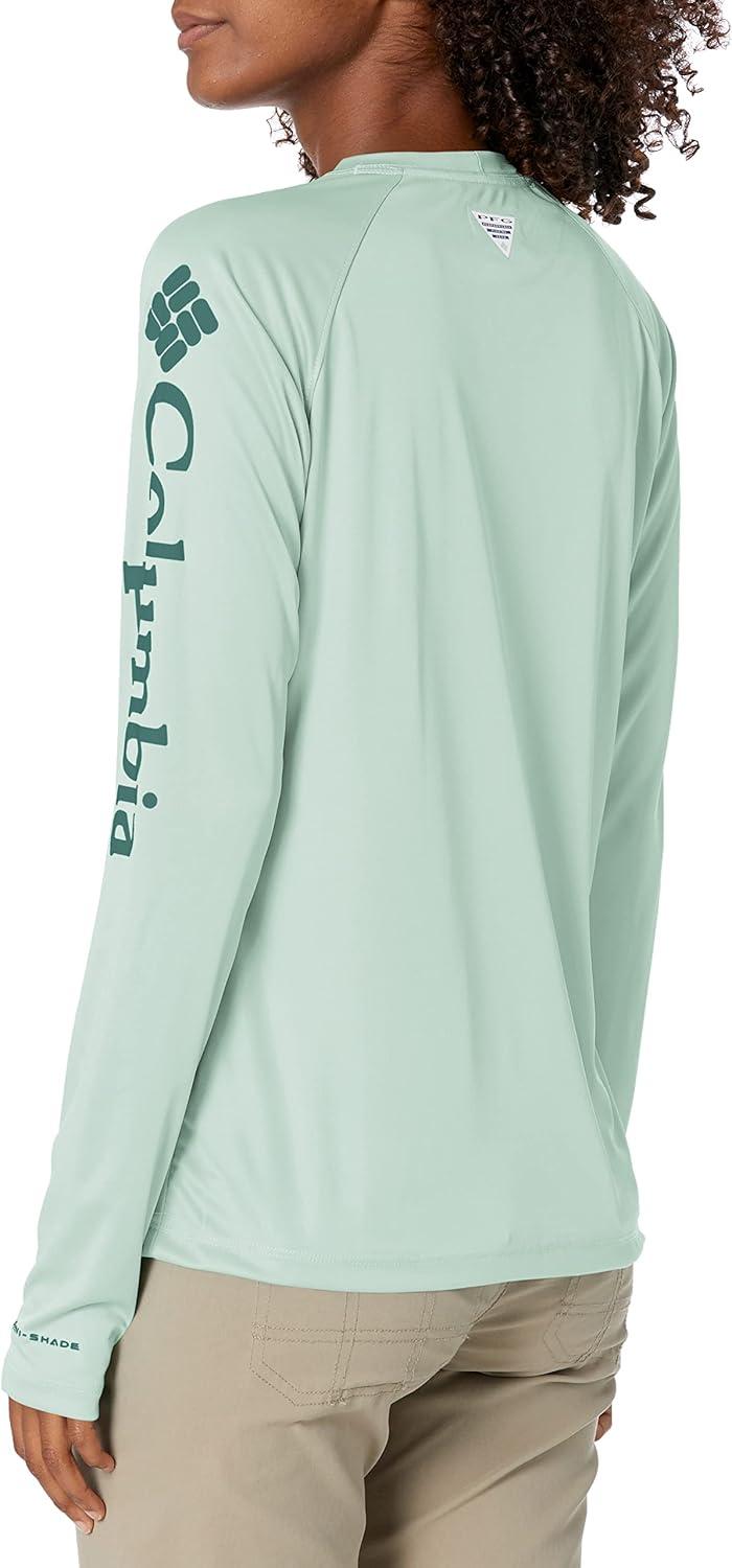 imageColumbia Womens Tidal Tee II Long Sleeve HoodieNew MintWaterfall Logo