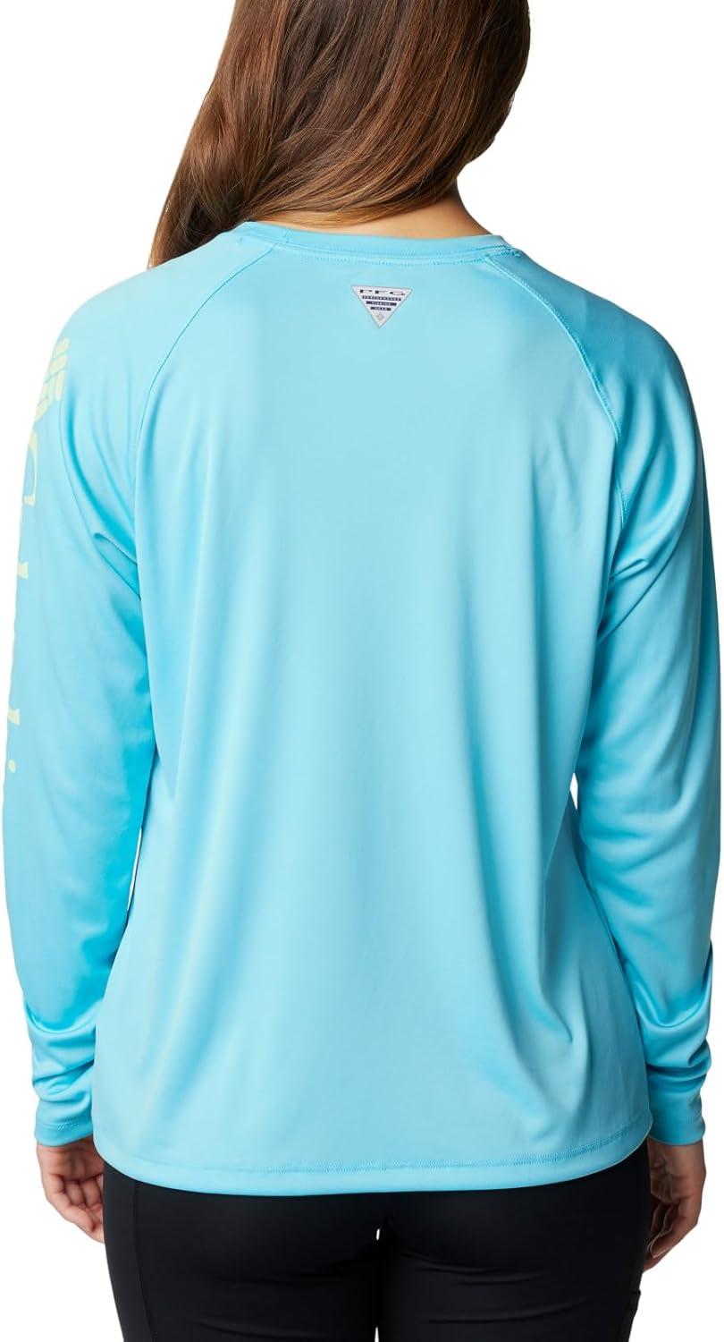 imageColumbia Womens Tidal Tee II Long Sleeve HoodieOpal BlueKey West Logo