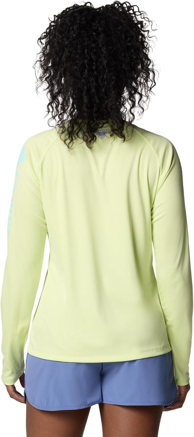 imageColumbia Womens Tidal Tee II Long Sleeve HoodieSpring YellowGulf Stream Logo
