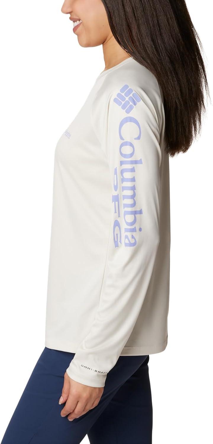 imageColumbia Womens Tidal Tee II Long Sleeve HoodieStoneFairytale Logo