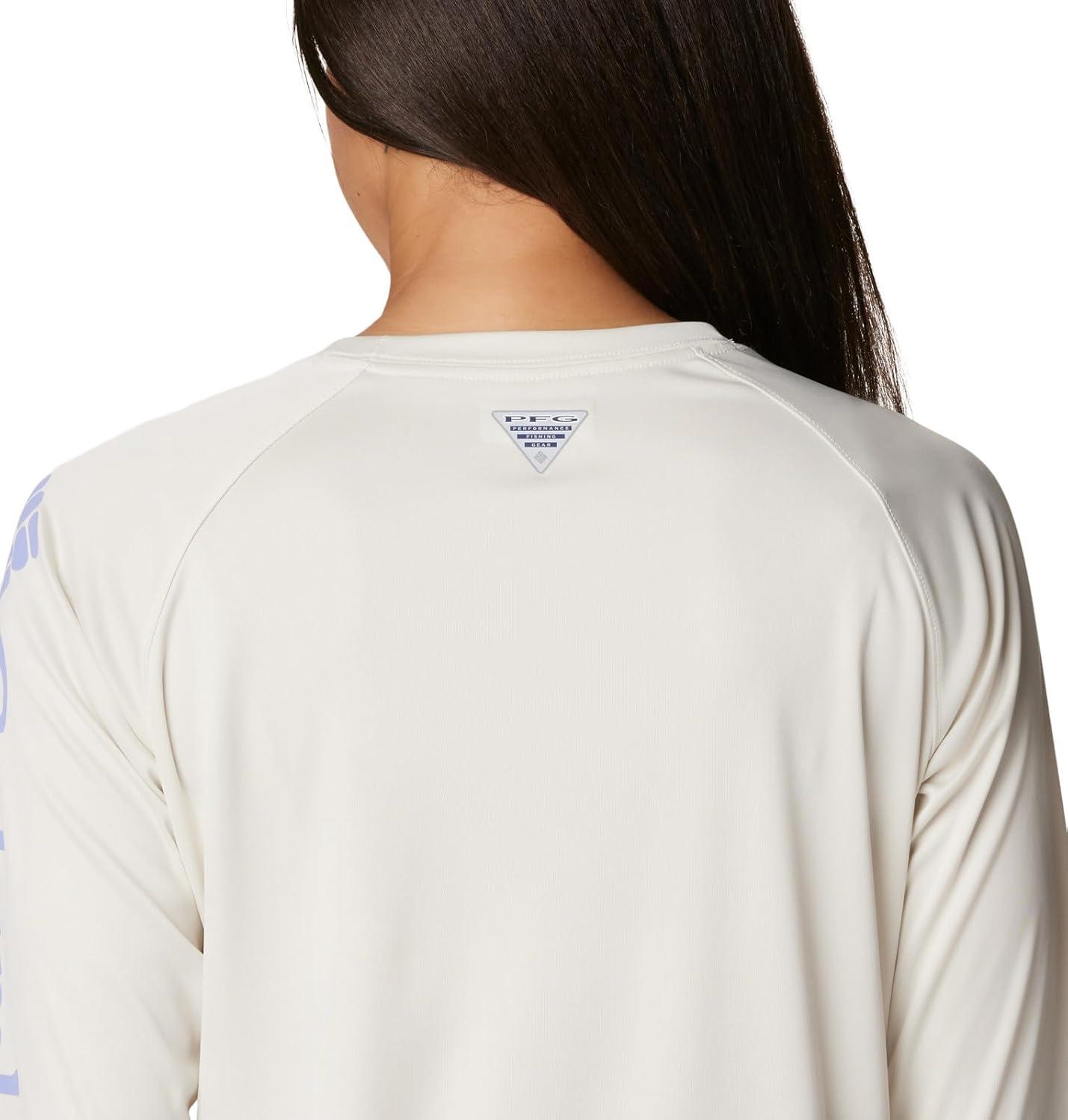 imageColumbia Womens Tidal Tee II Long Sleeve HoodieStoneFairytale Logo
