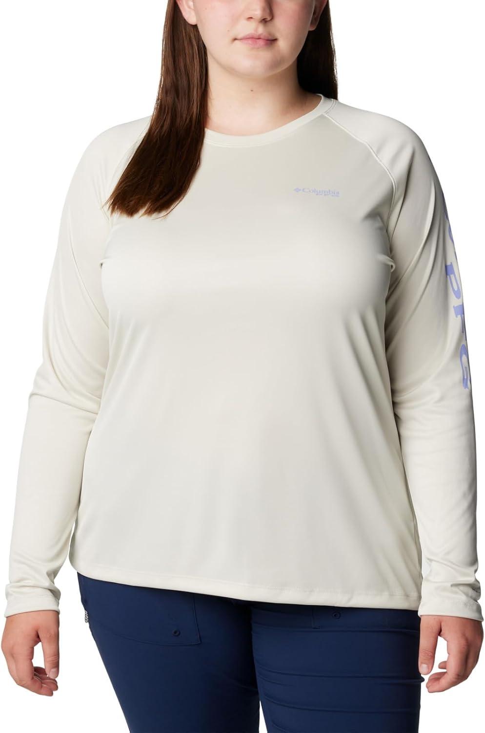 imageColumbia Womens Tidal Tee II Long Sleeve HoodieStoneFairytale Logo