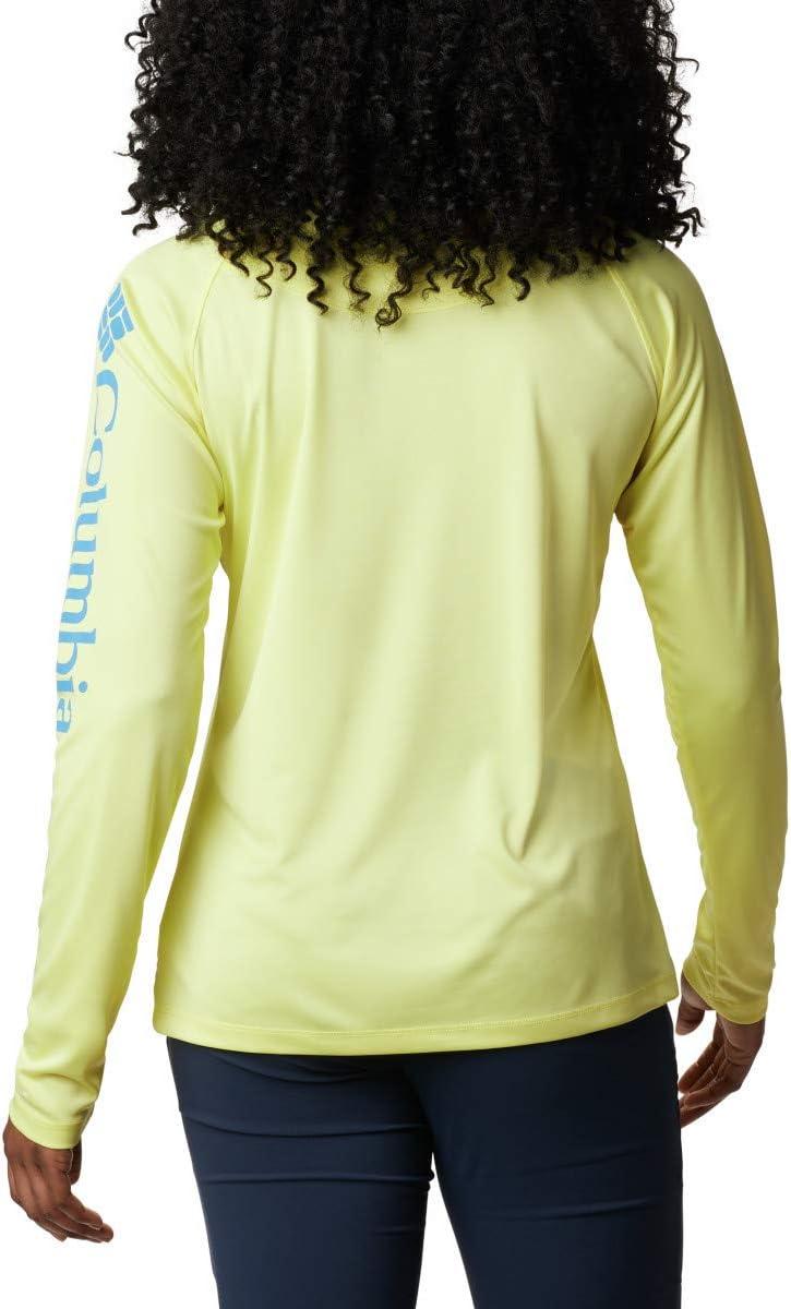 imageColumbia Womens Tidal Tee II Long Sleeve HoodieSunnysideAzure Blue Logo