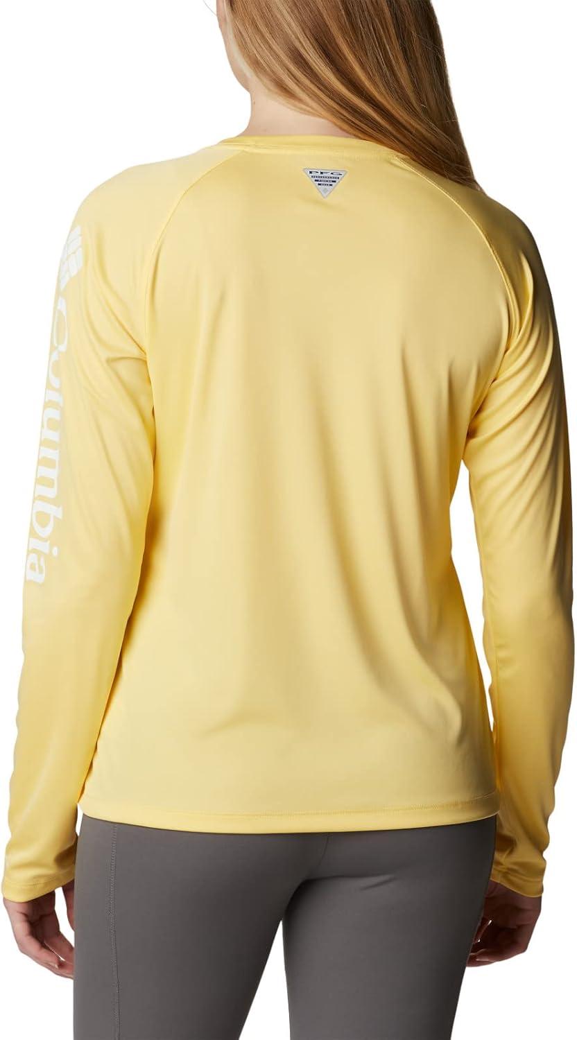 imageColumbia Womens Tidal Tee II Long Sleeve HoodieSweet CornWhite Logo