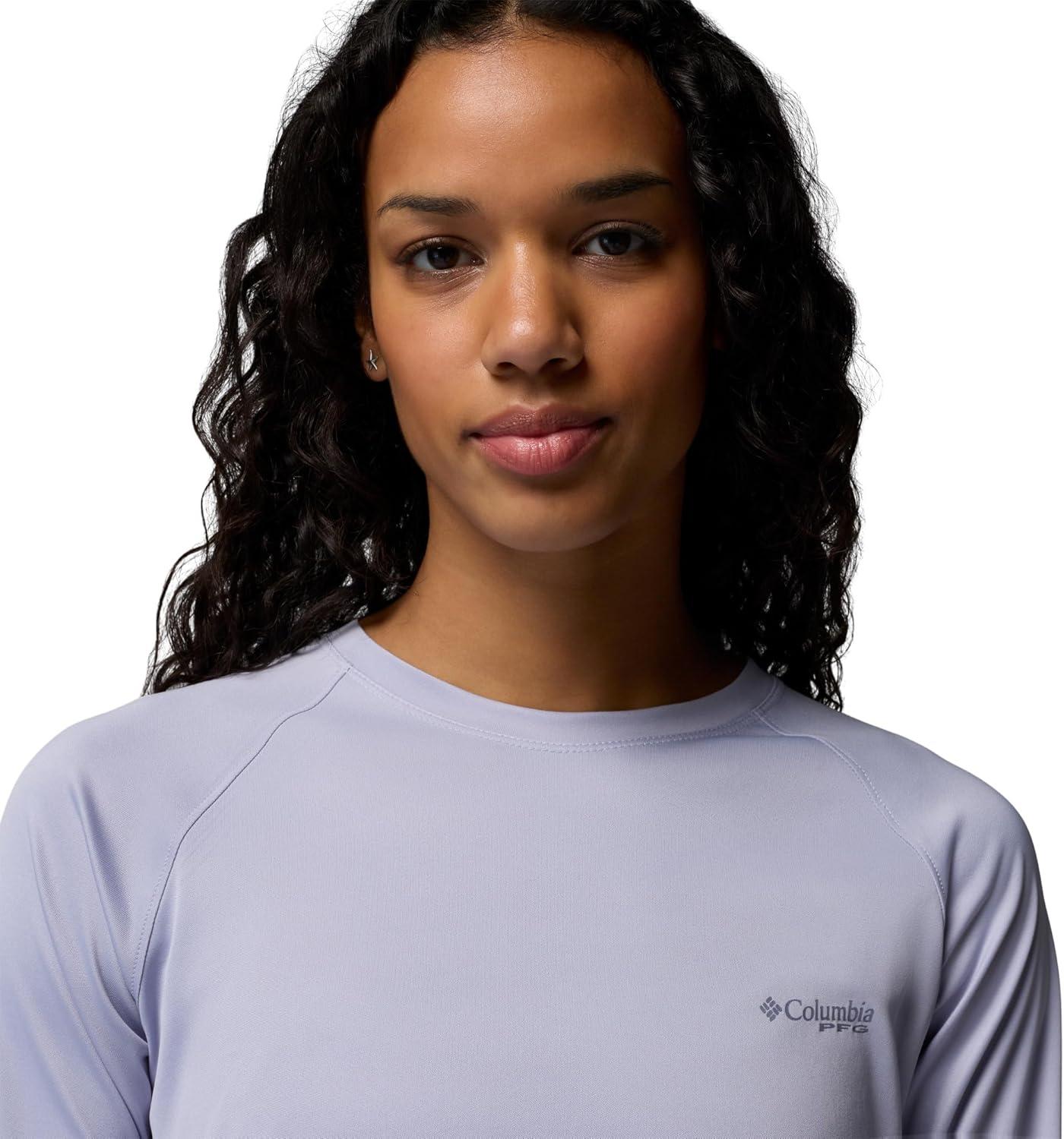 imageColumbia Womens Tidal Tee II Long Sleeve HoodieTwilightNew Moon Logo
