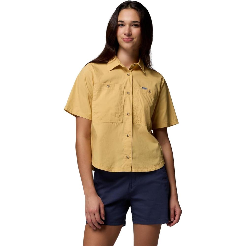 imageColumbia Womens Brea Falls Woven Short SleeveSand Dune