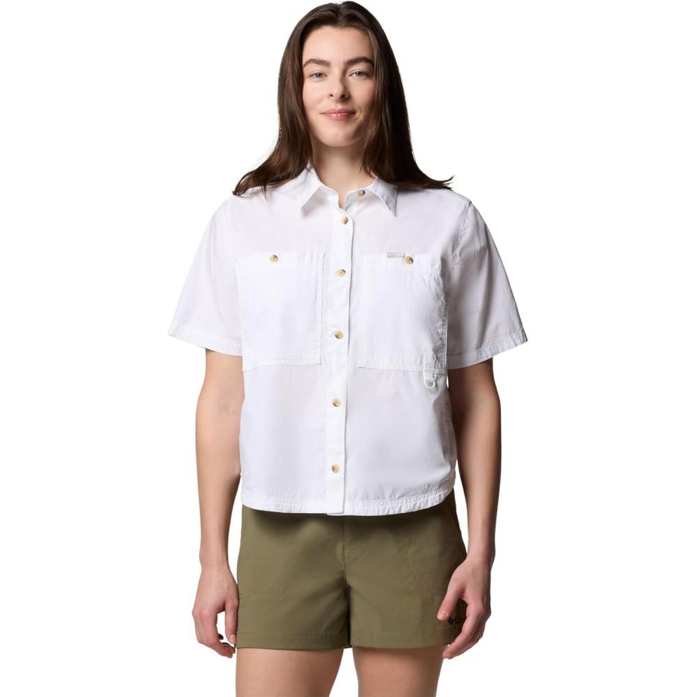 imageColumbia Womens Brea Falls Woven Short SleeveWhite