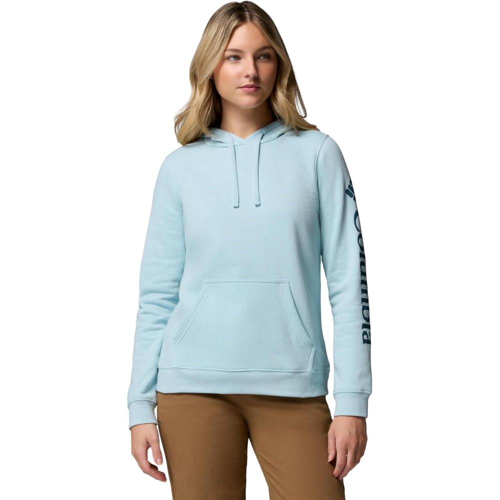 imageColumbia Womens Columbia Trek Graphic HoodieMarine LightGem Columbia Sleeve