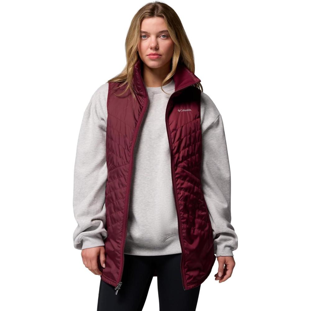 imageColumbia Womens Mix It Around Long Vest IIRich Wine