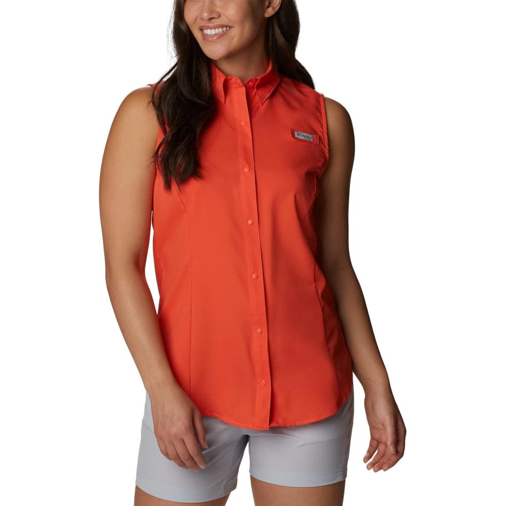 imageColumbia Womens PFG Tamiami Sleeveless ShirtCorange