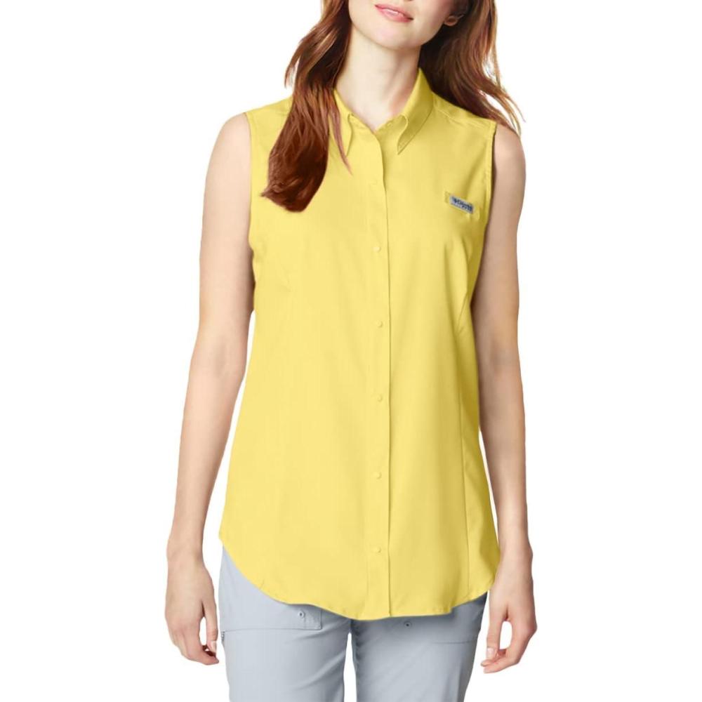 imageColumbia Womens PFG Tamiami Sleeveless ShirtSun Glow