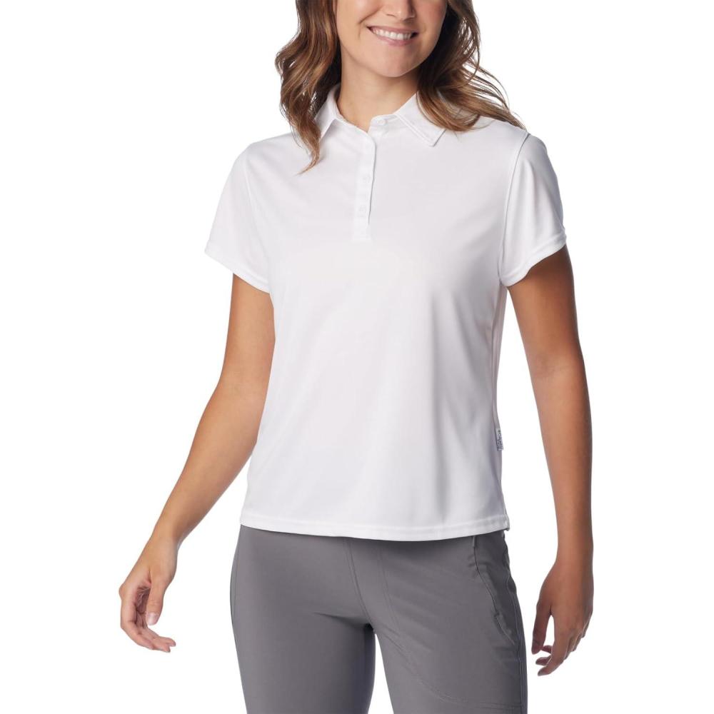imageColumbia Womens PFG Tidal Tee Short Sleeve PoloWhite