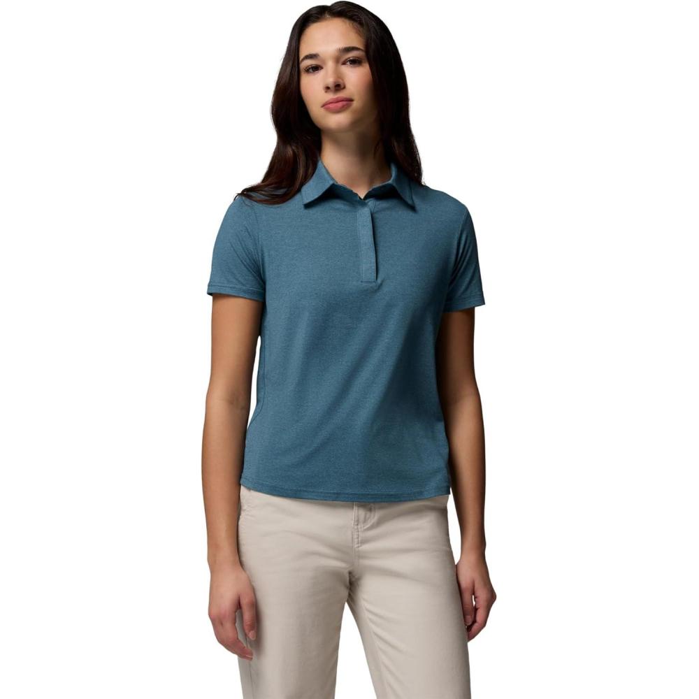 imageColumbia Womens Parsons Point PoloEverblue Heather